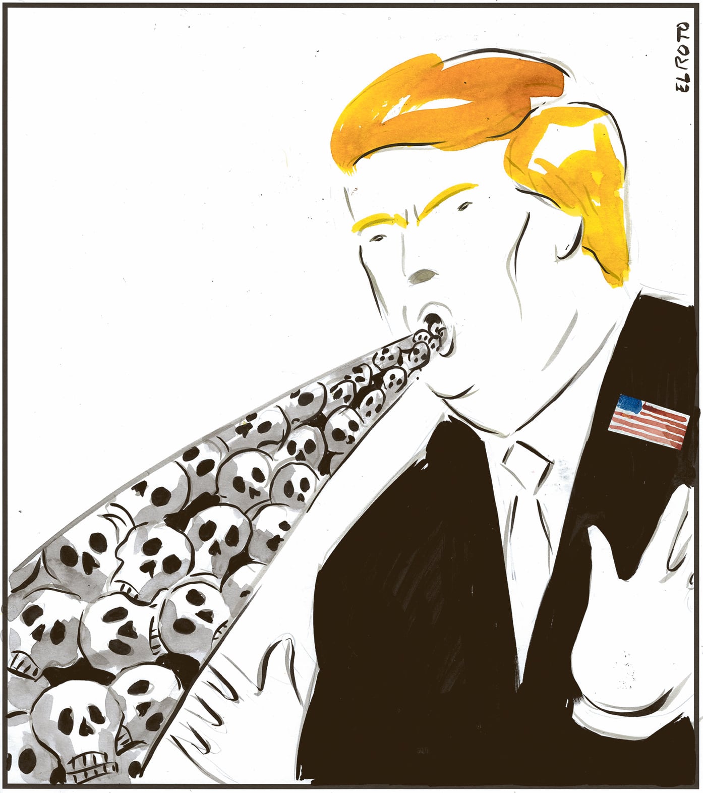 El Roto: amenazas de muerte