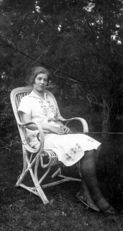 La escritora Lidia Chukóvskaia.