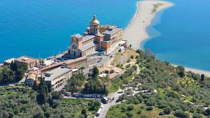 El famoso santuario de Tindari en Sicilia.
