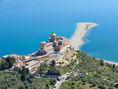 El famoso santuario de Tindari en Sicilia.