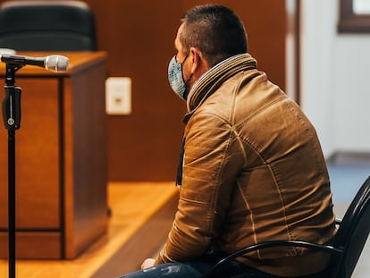 José Enrique Abuín Gey, en el banquillo de los acusados este martes en la Audiencia de A Coruña.