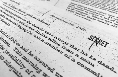 Un documento de 1963 sobre la muerte de Lee Harvey Oswald publicado el jueves.