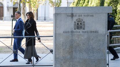 El expresidente de la Diputación de León Martín Marcos Martínez a su llegada el pasado 10 de noviembre de 2022 a la Audiencia Nacional para el juicio por la trama leonesa del ‘caso Púnica’.