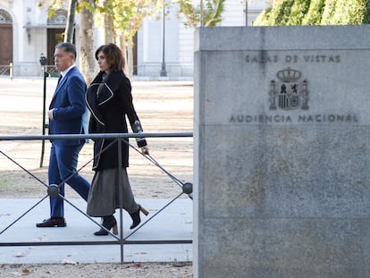 El expresidente de la Diputación de León Martín Marcos Martínez a su llegada el pasado 10 de noviembre de 2022 a la Audiencia Nacional para el juicio por la trama leonesa del ‘caso Púnica’.