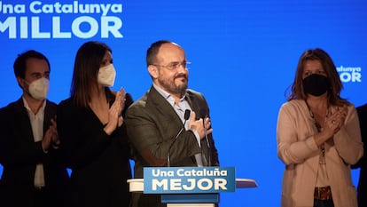 El líder del PP en Cataluña, Alejandro Fernández, en una imagen de archivo.