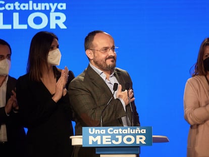 El líder del PP en Cataluña, Alejandro Fernández, en una imagen de archivo.