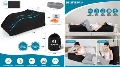 almohada circulación, almohada circulación piernas, almohadas para piernas, almohadas para piernas amazon, almohadas viscoelásticas