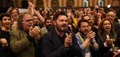 Gabriel Rufian, número dos de ERC.