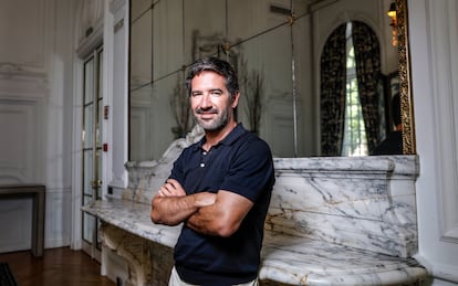 Richi Arambarri, en junio en el Hotel Santo Mauro de Madrid. 