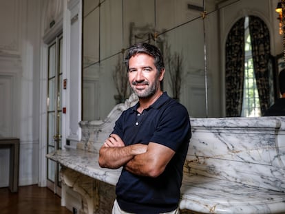 Richi Arambarri, en junio en el Hotel Santo Mauro de Madrid.