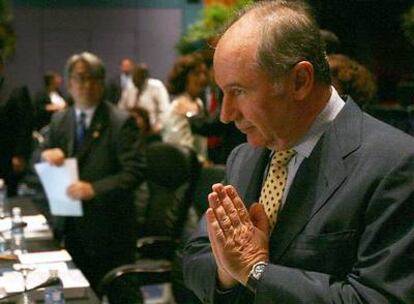 Rodrigo Rato, director general del Fondo Monetario Internacional en la última cumbre de Singapur.