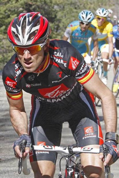 Alejandro Valverde, durante la reciente París-Niza.