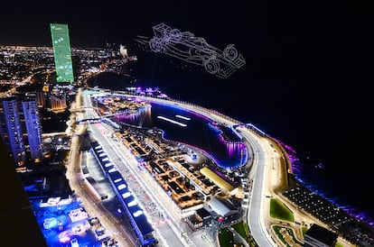 Circuito del Gran Premio de F1 de Arabia Saudí en Yeda, el pasado 19 de marzo. 