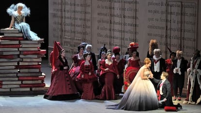 Un momento de la representación en el Liceo de la ópera "Cendrillon".
