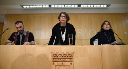 La delegada de Medio Ambiente, Inés Sabanés, en el Ayuntamiento el 26 de marzo de 2018. 