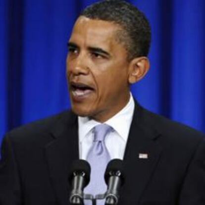 Barack Obama, presidente de los EE UU, en el aniversario de la quiebra de Lehman