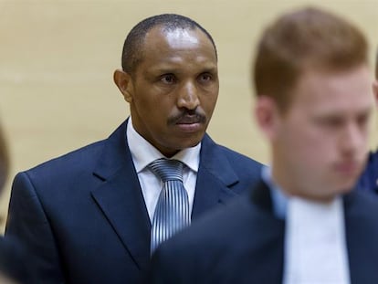 Bosco Ntaganda, alias Terminator, comparece ante la CPI . Michael Kooren/Reuters