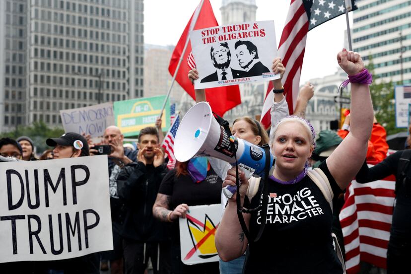 Las protestas por el ‘No kings day’ de Estados Unidos, en imágenes ...