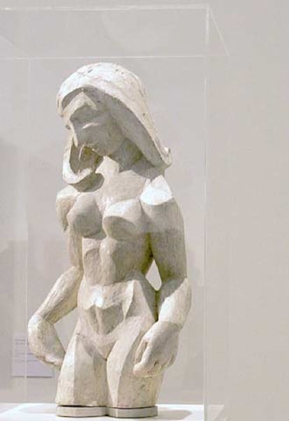 <i>La italiana</i> (1911), de <b>Roger de la Fresnaye, en el Museo Picasso de Barcelona.</b>