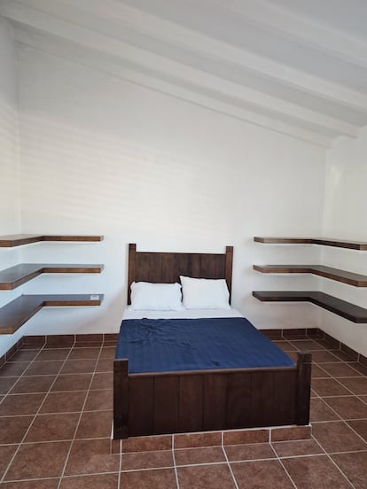 Una antigua habitación de los presos reconvertida en alojamiento turístico.