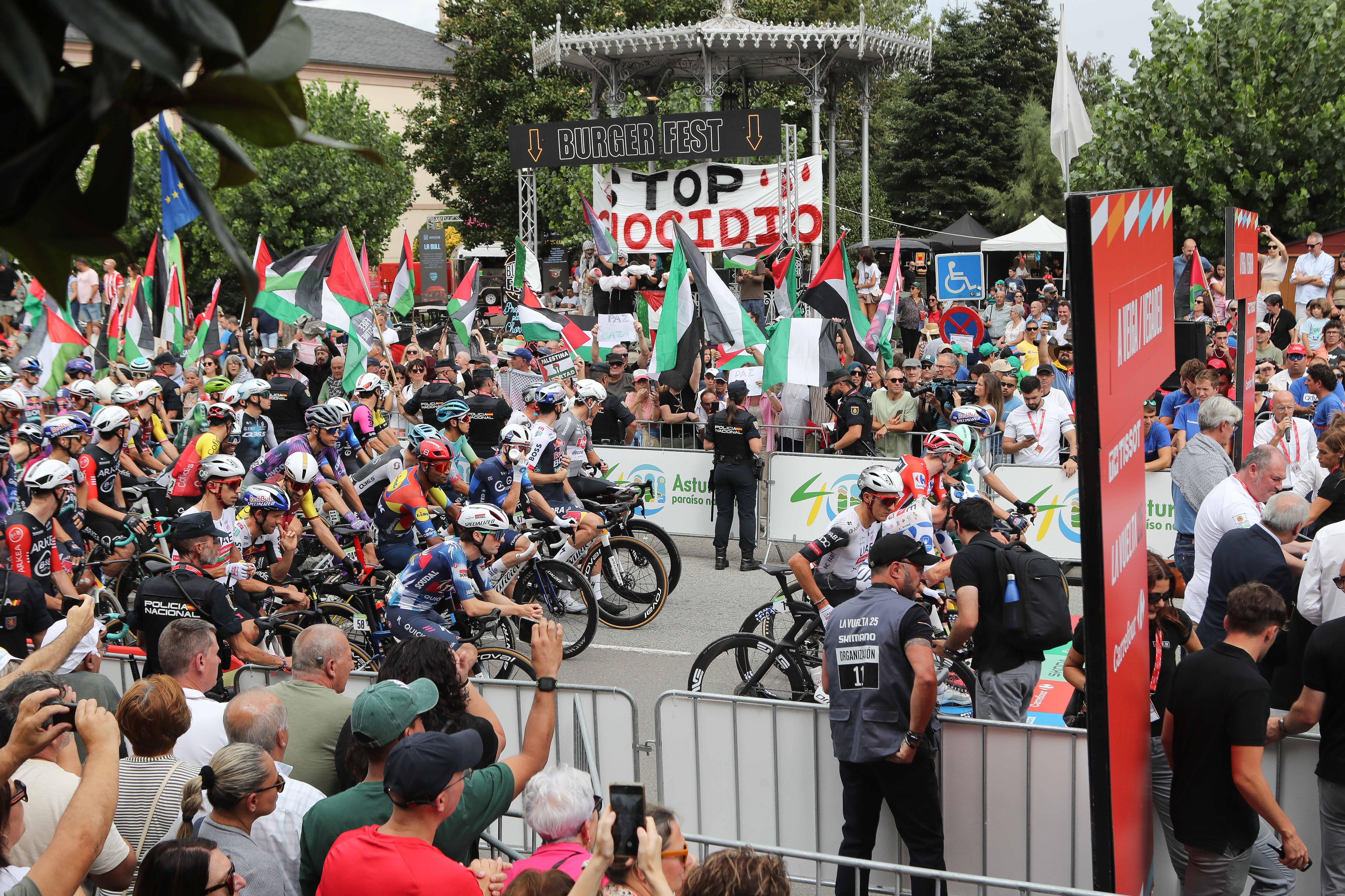 La Vuelta a España, Escenario de Intensas Protestas Propalestinas con Detenciones y Altercados
