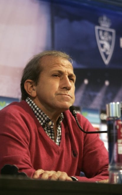 14/11/14 rueda de prensa Real Zaragoza Victor Muñoz