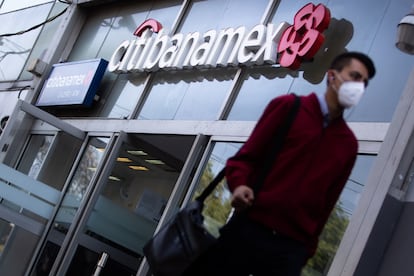 Una sucursal de Citibanamex en Ciudad de México