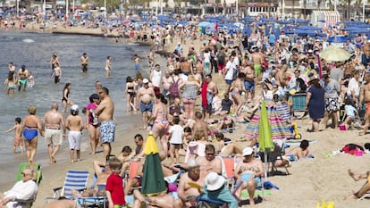 Playa de Benidorm.