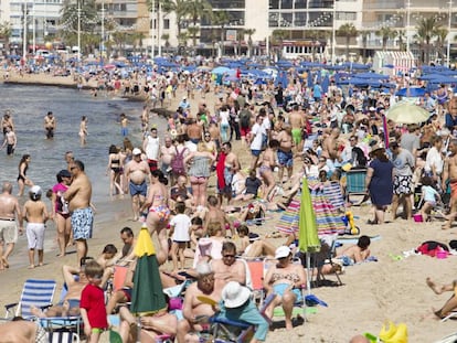 Playa de Benidorm.