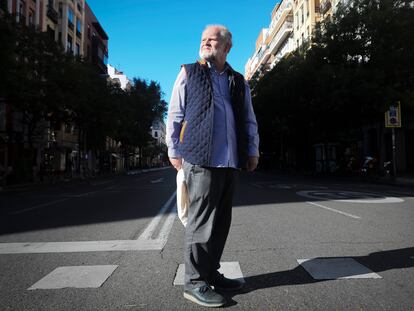 El periodista y ensayista William Chislett, el 12 de octubre en Madrid.