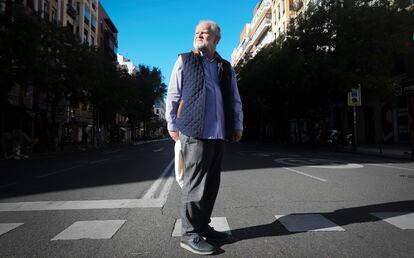 El periodista y ensayista William Chislett, el 12 de octubre en Madrid.