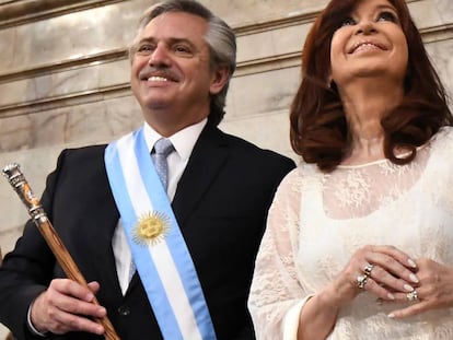 Alberto Fernández e Cristina Kirchner. 