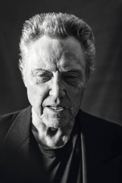 Christopher Walken posa en exclusiva para ICON en Sitges.