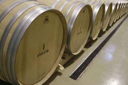 Los barriles de Bodega Iniesta