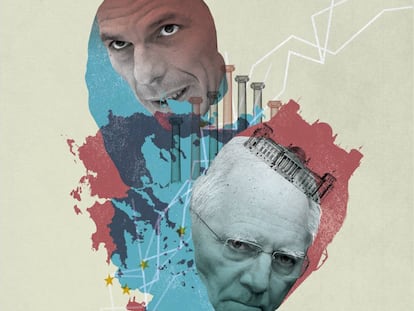 Las cuchilladas financieras entre Wolfgang Schäuble y Yanis Varoufakis