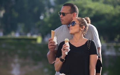 Jennifer Lopez y Alex Rodríguez, el pasado junio en París.