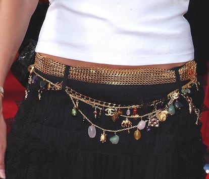 Cinturón joya de Chanel.