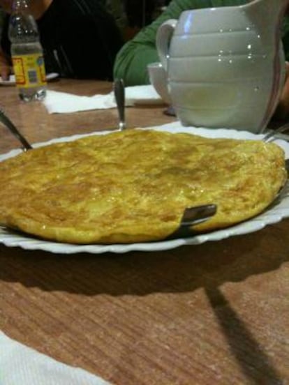 Tortilla de patata del Loureiro de Radío, en Covas