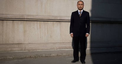 El abogado chino Yu Wensheng posa en Pekín, el pasado 12 de enero.