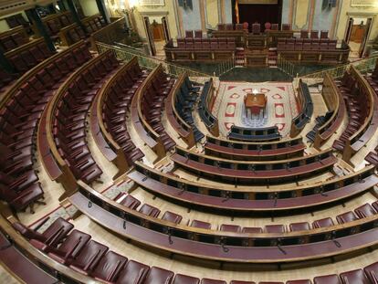 Hemiciclo del Congreso de los Diputados.