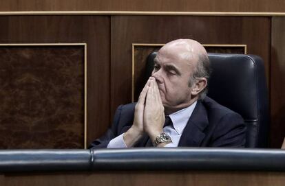 Luis de Guindos, ministro de Economía en funciones.