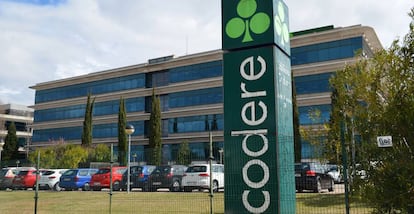 Sede de Codere, en Madrid. 