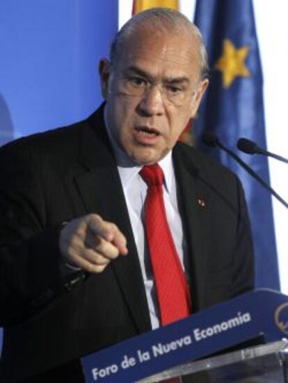 El secretario general de la OCDE, Angel Gurría.