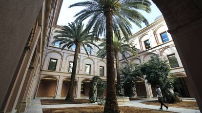 El claustro del Museo de Bellas Artes de Valencia.