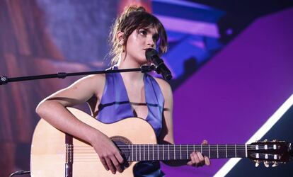 Amaia en la gala de diciembre de 'OT'.