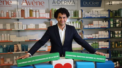 Nicolas Zombré, director general del laboratorio francés Pierre Fabre, en sus oficinas de Madrid.