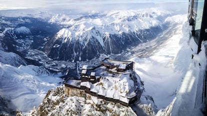 Chamonix, situada a los pies del macizo del Montblanc.