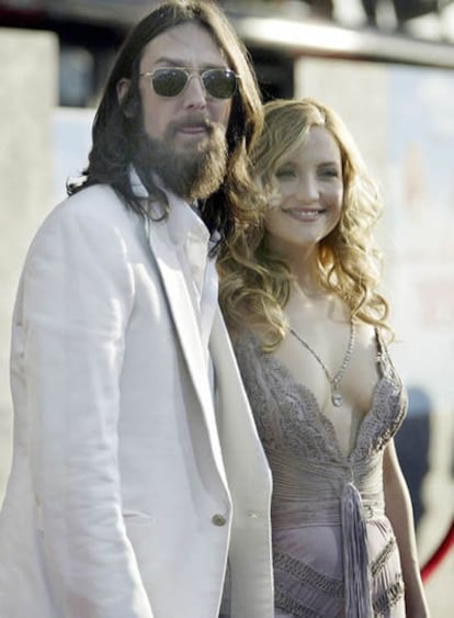 Kate Hudson y su marido Chris Robinson.