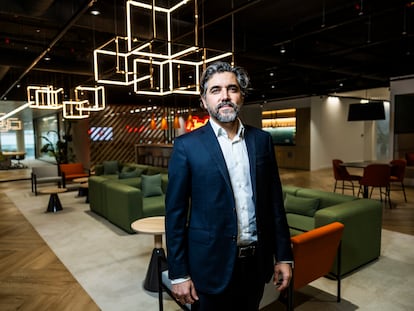 Ignacio Juliá, consejero delegado de ING España y Portugal, en las oficinas de la entidad en Madrid.