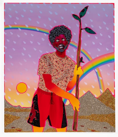 'Page of Wands,' by Devan Shimoyama.